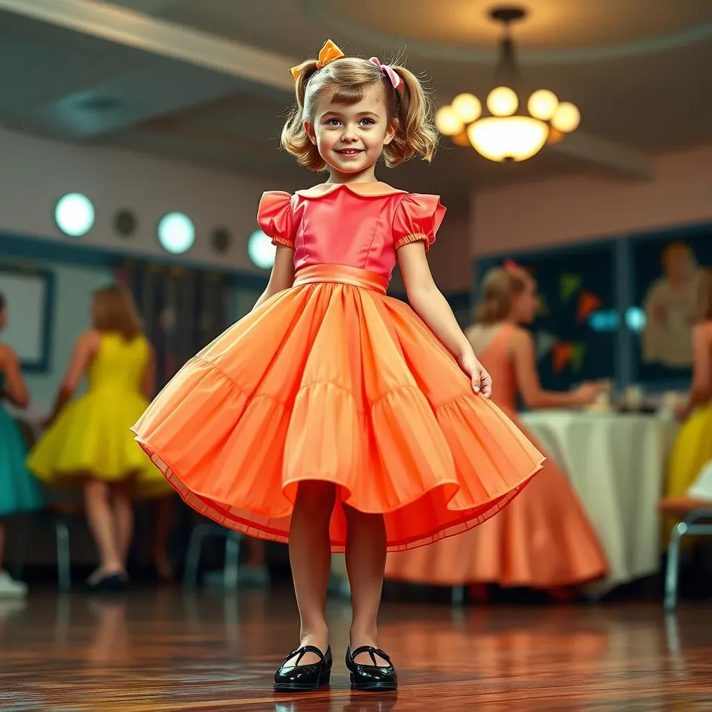 Girls' 1950s Fashion: Frills, Dresses, and Poodles